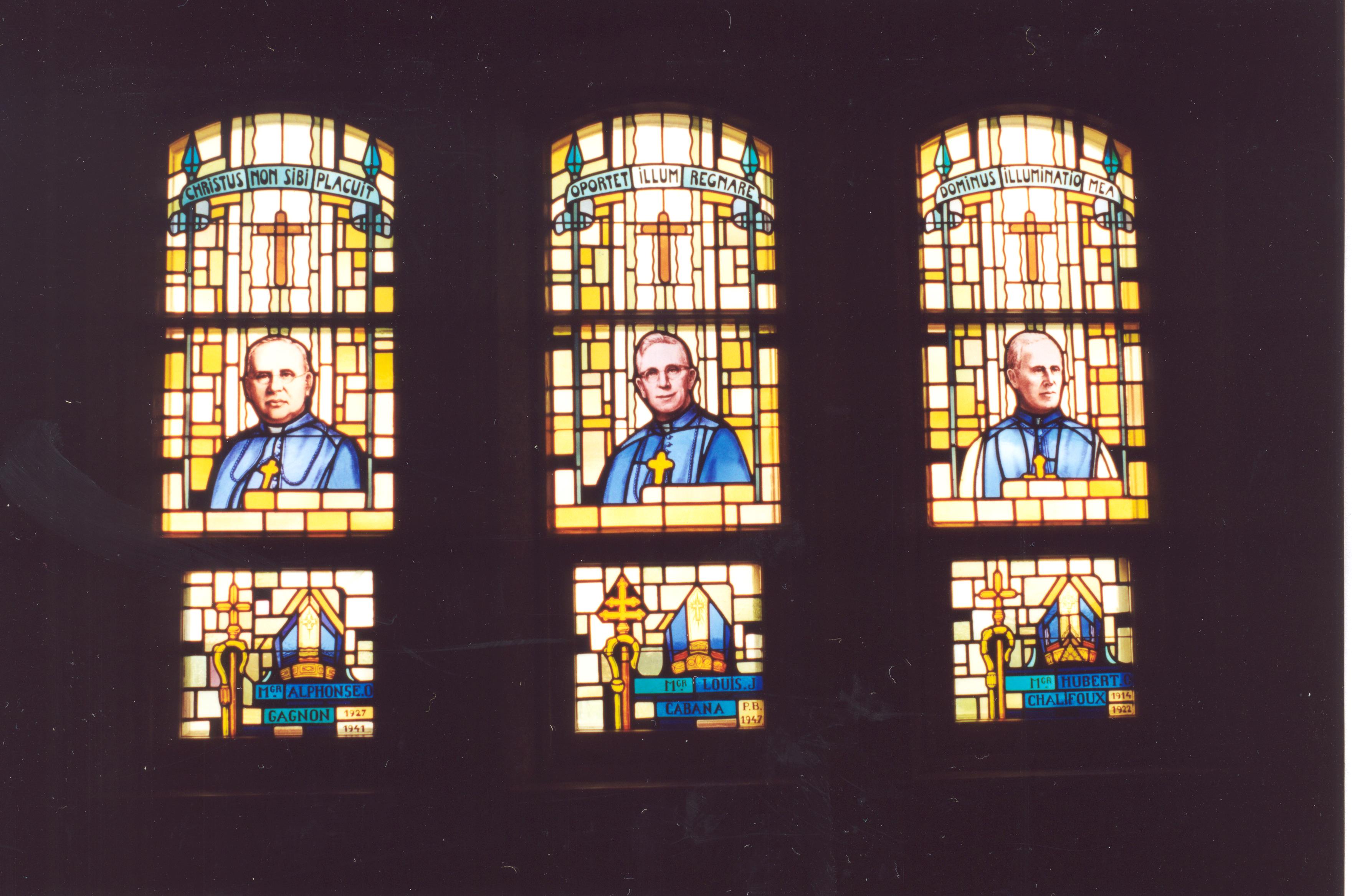 stained glass Founder's Chapel